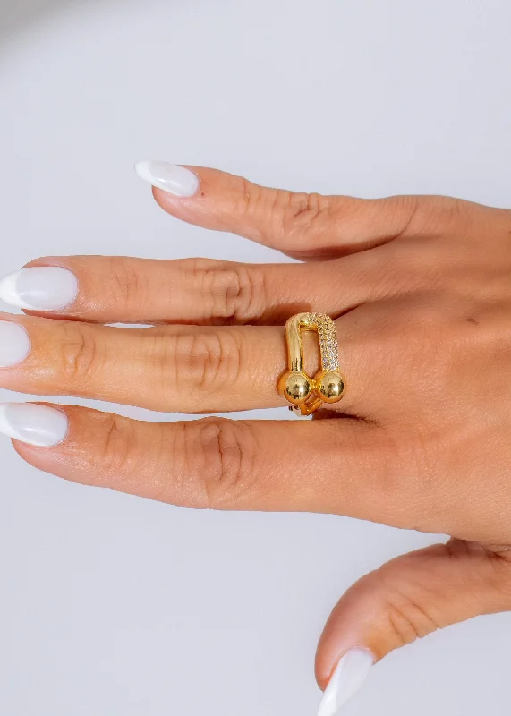 Subtle Shine Ring Gold