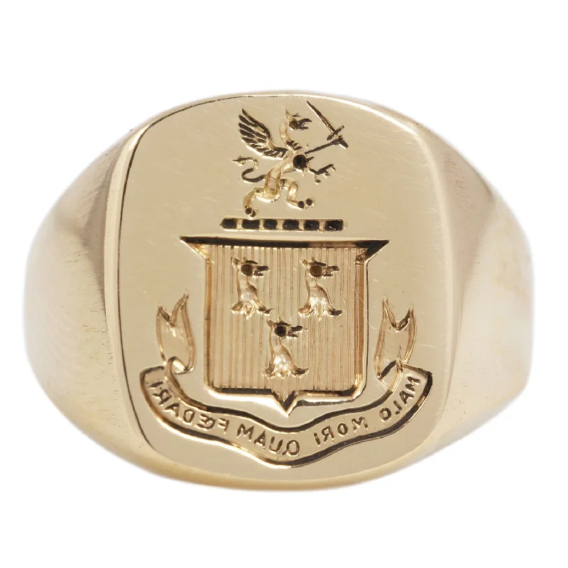 Griffin Crest Tiffany & Co Signet Ring