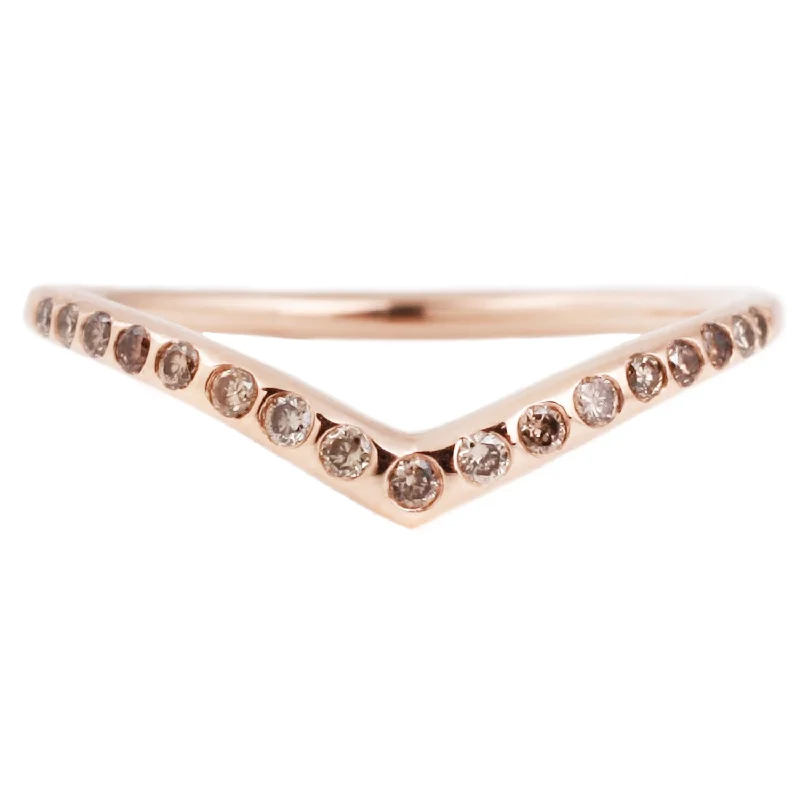 Champagne Diamond Archer Ring