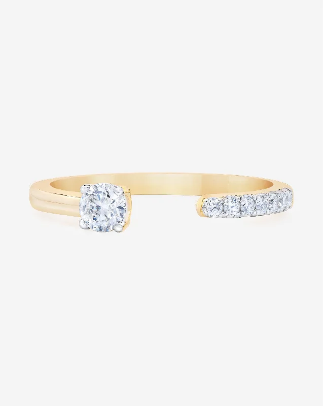 Open Round Diamond Band