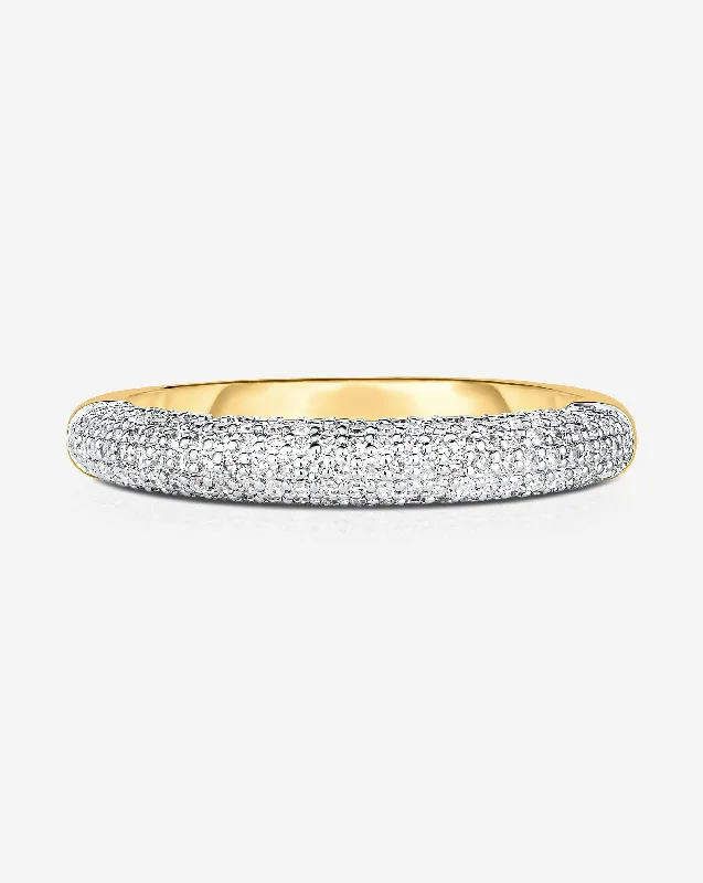 Petite Pavé Diamond Cloud Ring