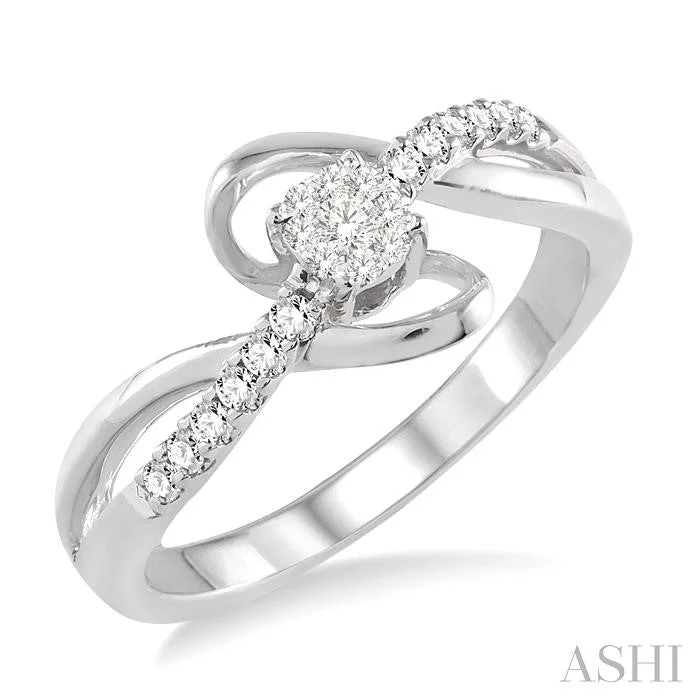 ROUND SHAPE LOVEBRIGHT DIAMOND FASHION RING