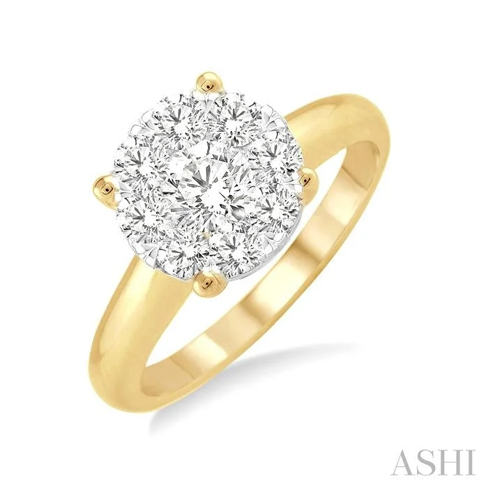 ROUND SHAPE LOVEBRIGHT ESSENTIAL DIAMOND RING