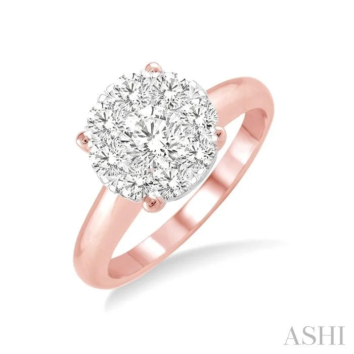 ROUND SHAPE LOVEBRIGHT ESSENTIAL DIAMOND RING