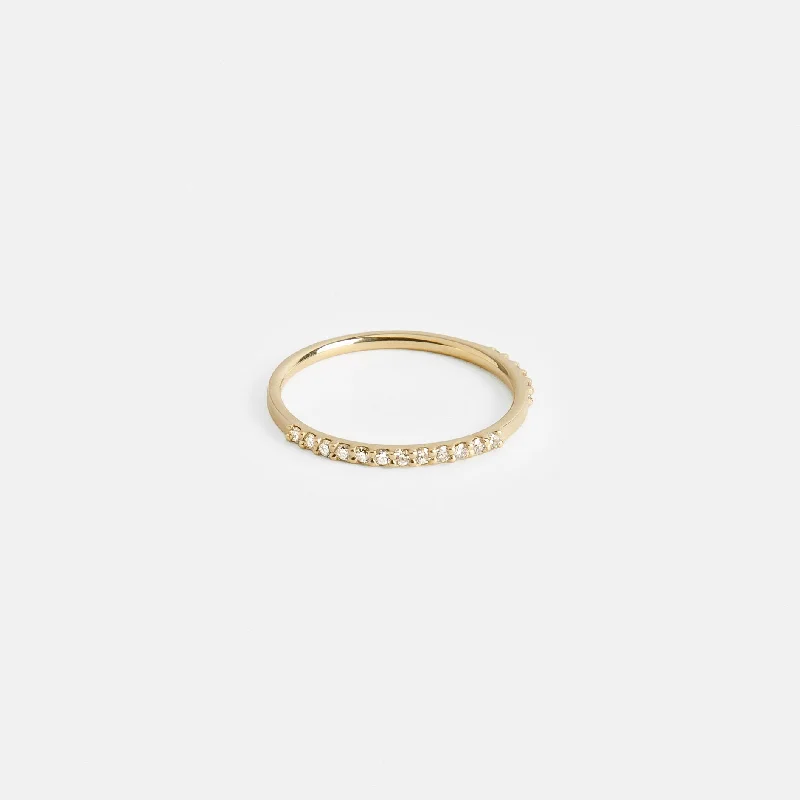 Row Ring in Gold