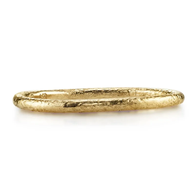 Single Stone 22K Yellow Gold Small Jane Band