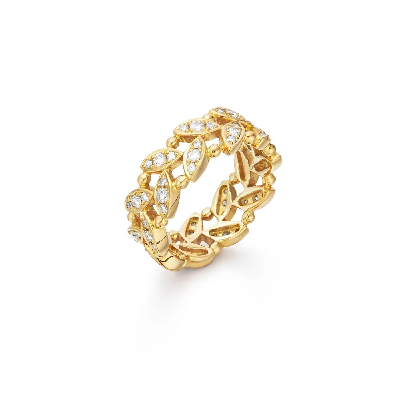 Temple St. Clair Diamond Foglia Ring