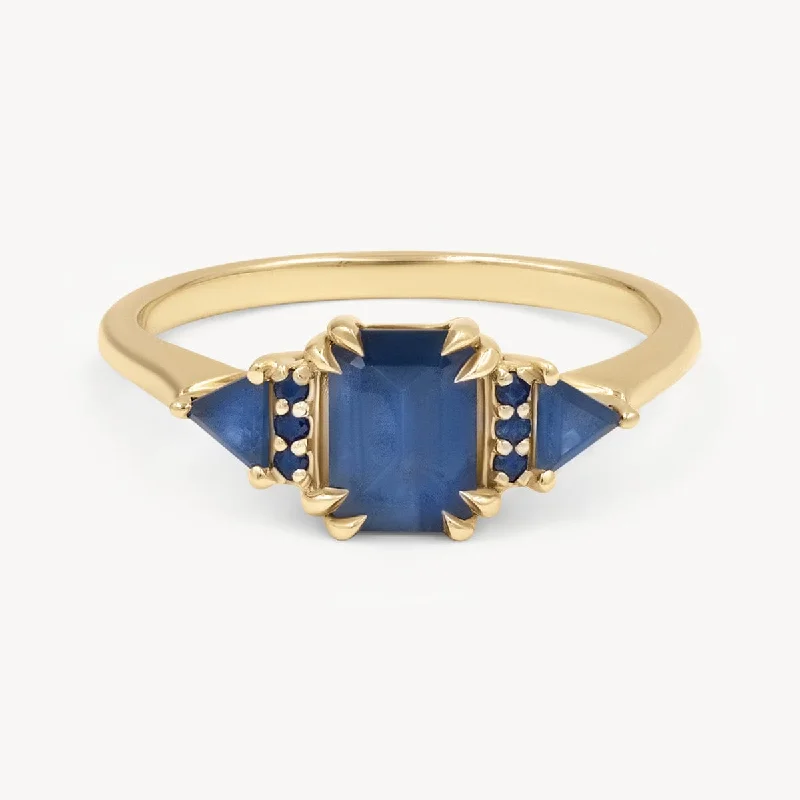 Sapphires on Sapphires Ring