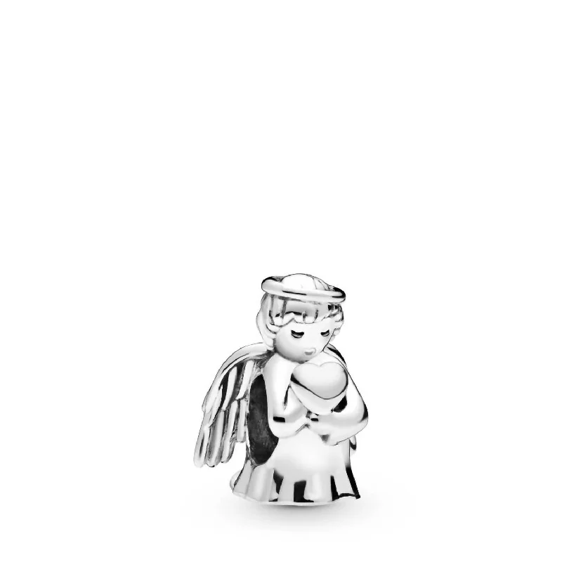 Angel Sterling Charm In Silver