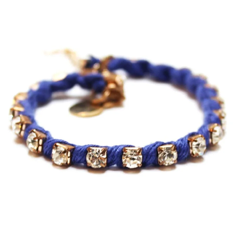 Blue Rhinestone Bracelet