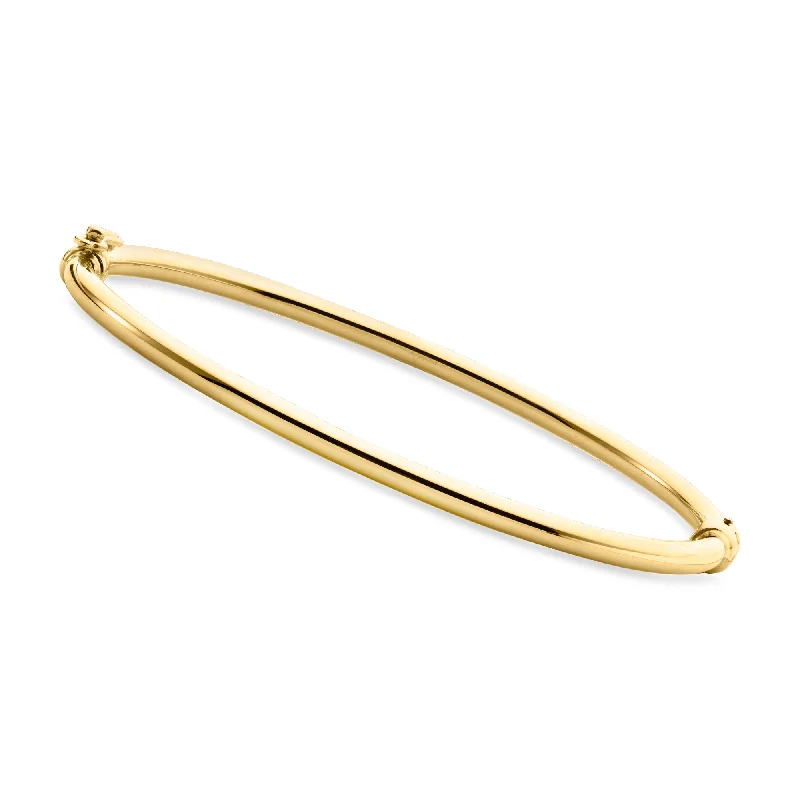 Canaria Italian 10kt Yellow Gold Polished Bangle Bracelet