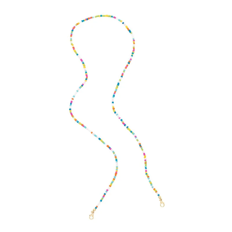 Multi-Color Bead Mask Chain