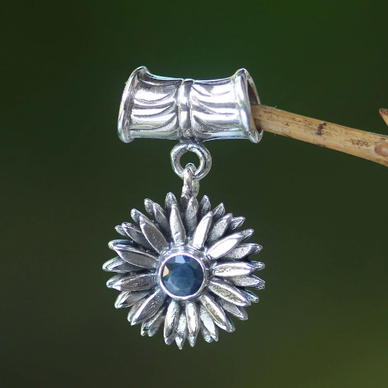 Sapphire Aster Pendant