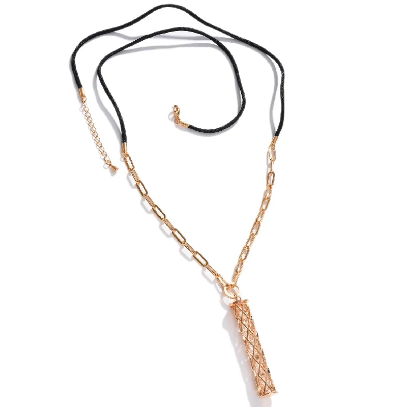 Women Gold Color Gold Plated Designer Stone Necklace