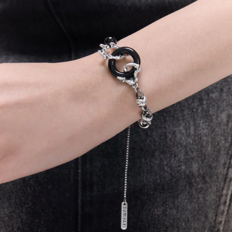 Women's Punk Dragon Claw Splice Bracelet