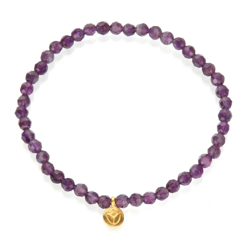 Amythyst Tranquility Bracelet - bg86-03-b