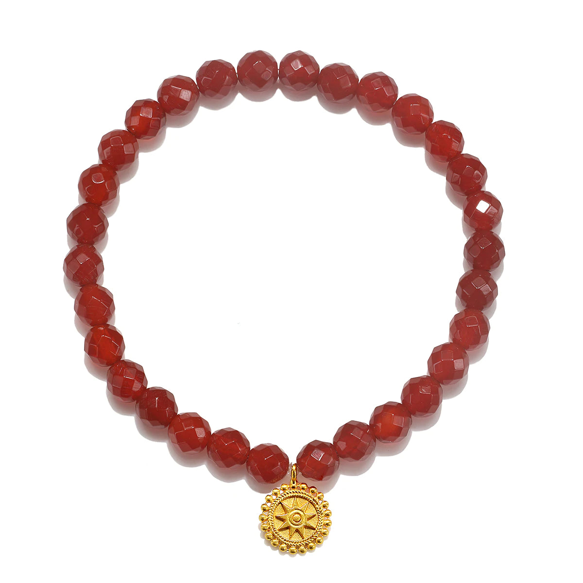 True Belief Carnelian Gemstone Bracelet - BG080-11