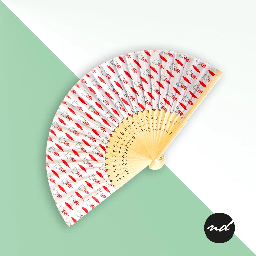 Shaffeh Pattern Purse Hand Fan by Nashou Dearz