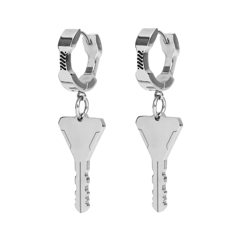 FBRC Key Stainless Steel Earrings