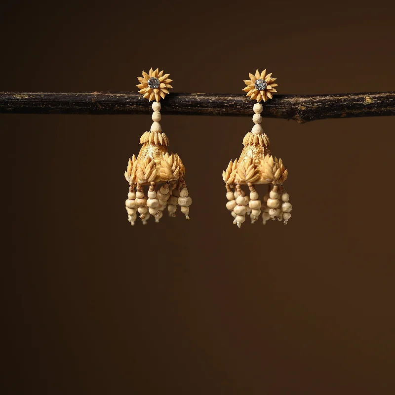 Handcrafted Rice Paddy Earrings by Putul Das Mitra