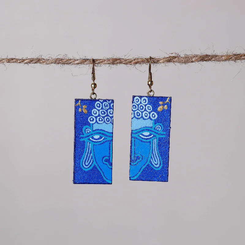 Miniature Handpainted Wooden Earrings