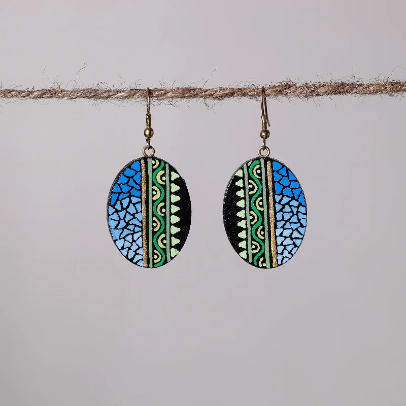 Miniature Handpainted Wooden Earrings