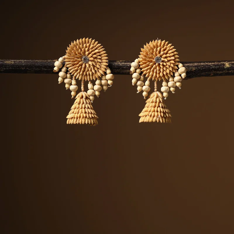 Handcrafted Rice Paddy Earrings by Putul Das Mitra