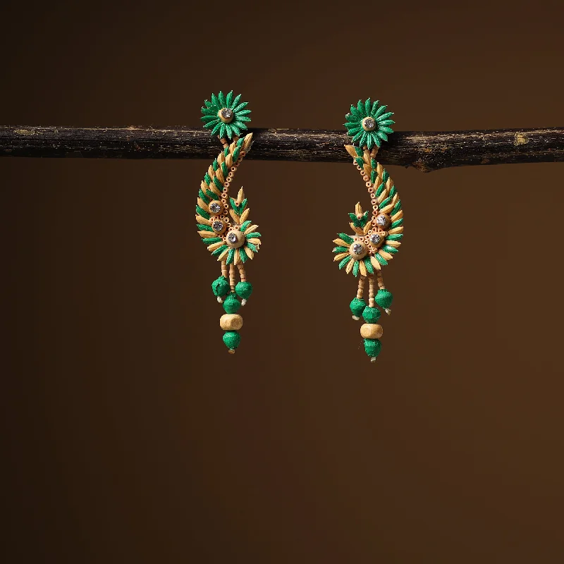 Handcrafted Rice Paddy Earrings by Putul Das Mitra