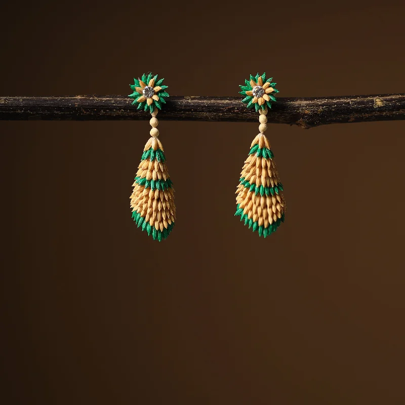 Handcrafted Rice Paddy Earrings by Putul Das Mitra