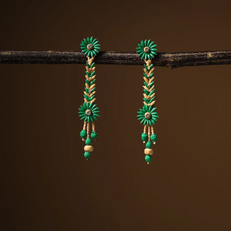 Handcrafted Rice Paddy Earrings by Putul Das Mitra