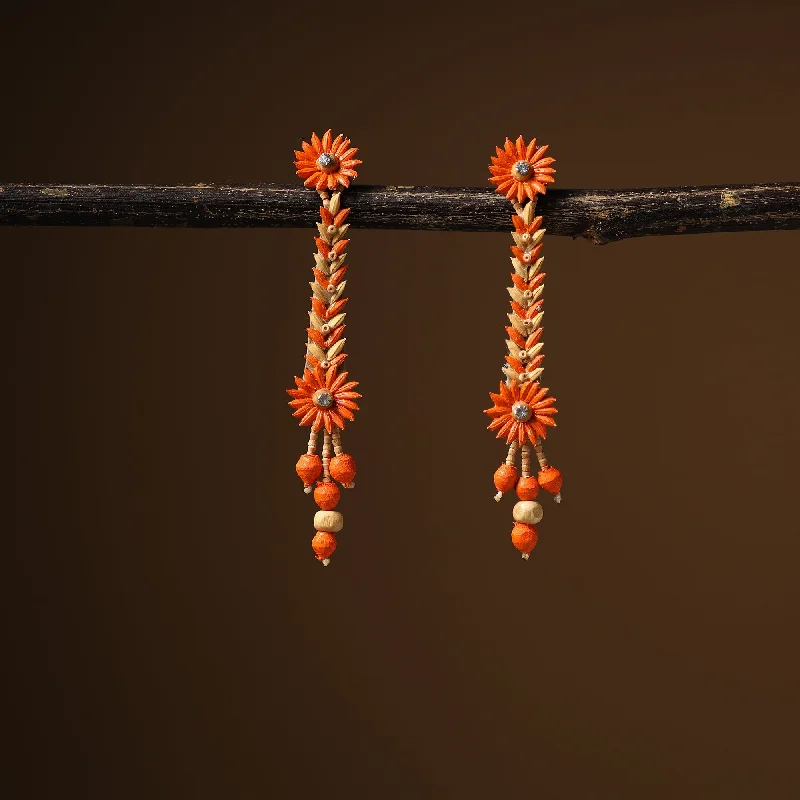 Handcrafted Rice Paddy Earrings by Putul Das Mitra