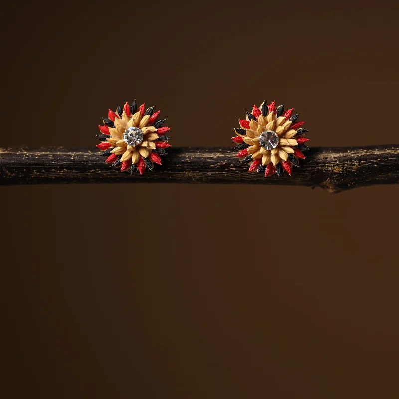 Handcrafted Rice Paddy Earrings by Putul Das Mitra