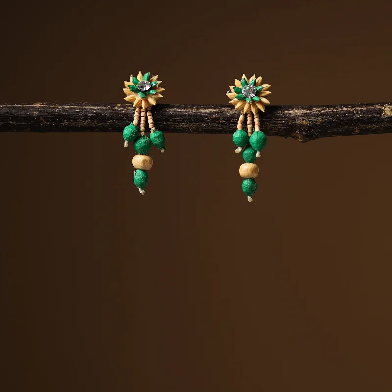 Handcrafted Rice Paddy Earrings by Putul Das Mitra