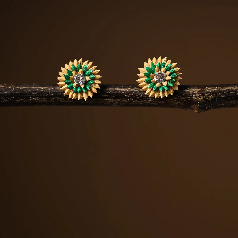 Handcrafted Rice Paddy Earrings by Putul Das Mitra