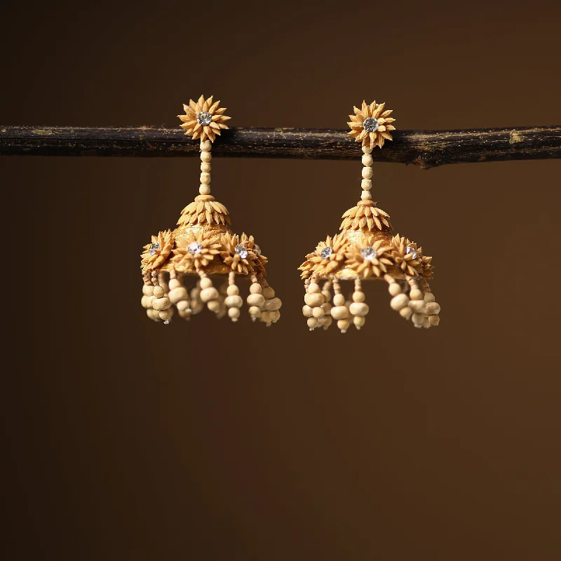 Handcrafted Rice Paddy Earrings by Putul Das Mitra