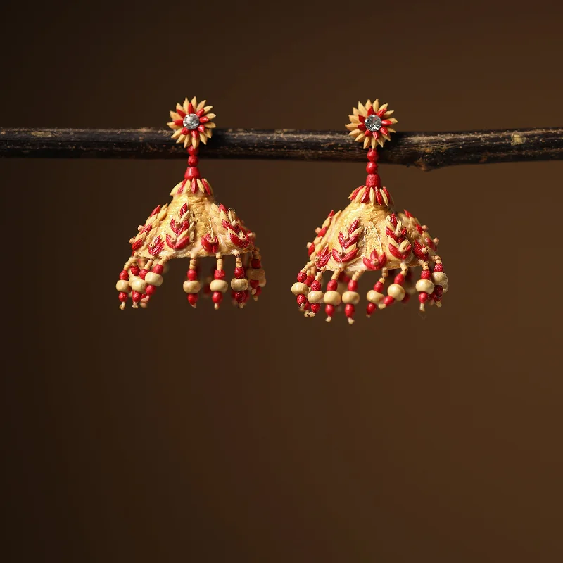 Handcrafted Rice Paddy Earrings by Putul Das Mitra