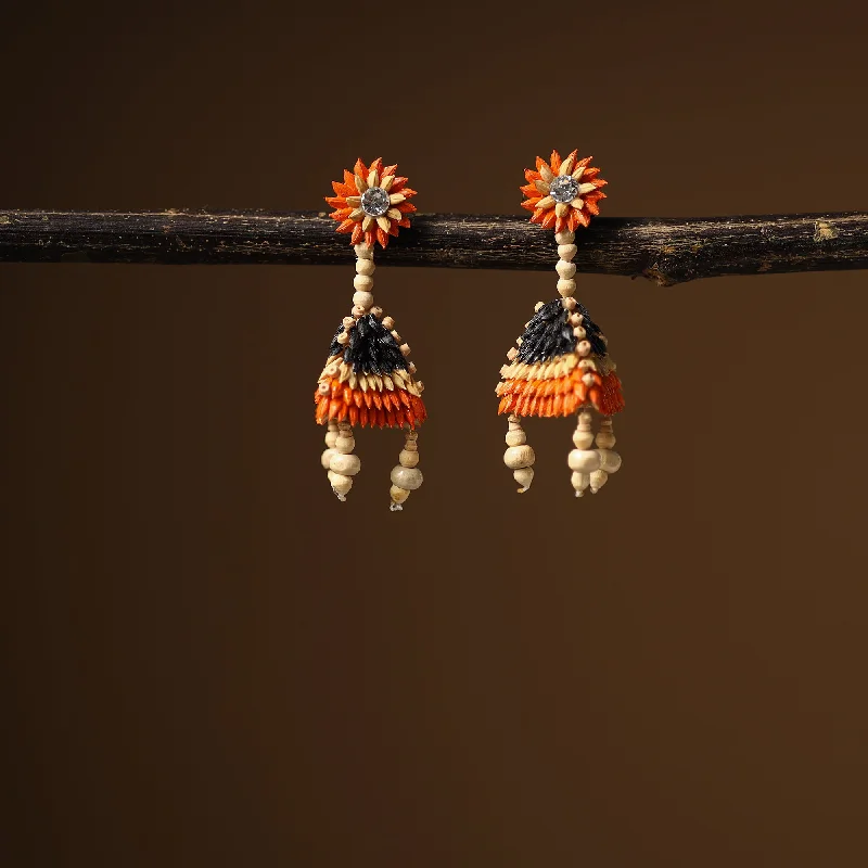 Handcrafted Rice Paddy Earrings by Putul Das Mitra