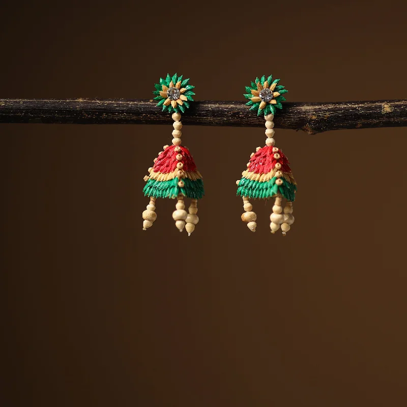 Handcrafted Rice Paddy Earrings by Putul Das Mitra