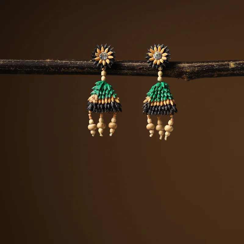 Handcrafted Rice Paddy Earrings by Putul Das Mitra