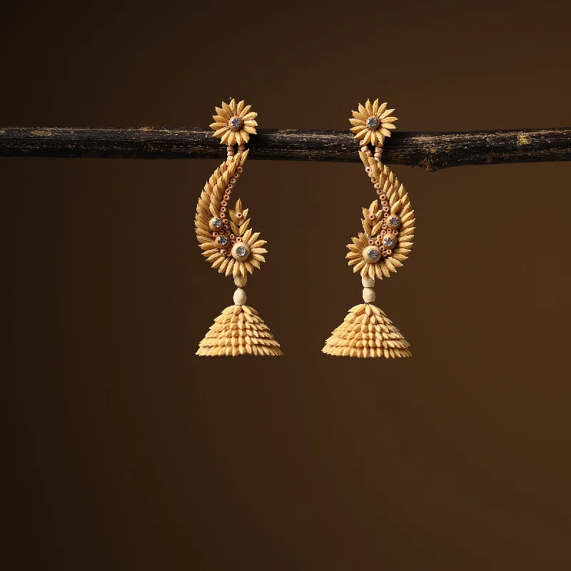 Handcrafted Rice Paddy Earrings by Putul Das Mitra