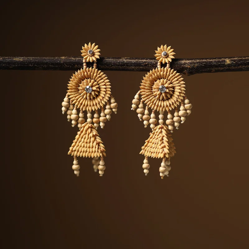 Handcrafted Rice Paddy Earrings by Putul Das Mitra